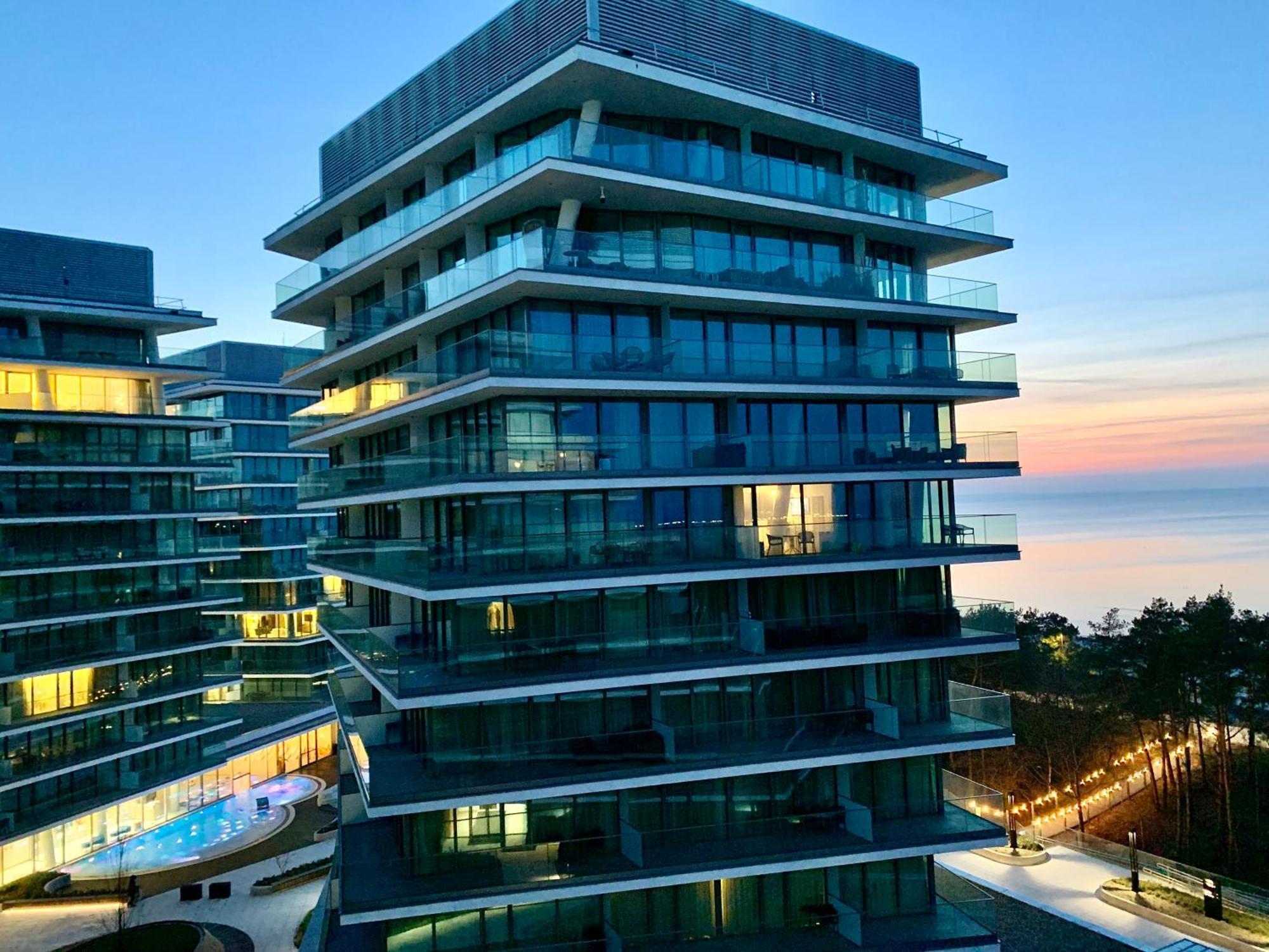Апартаменти Blue Reef 6Th Floor Sea View Мендзиздроє Екстер'єр фото