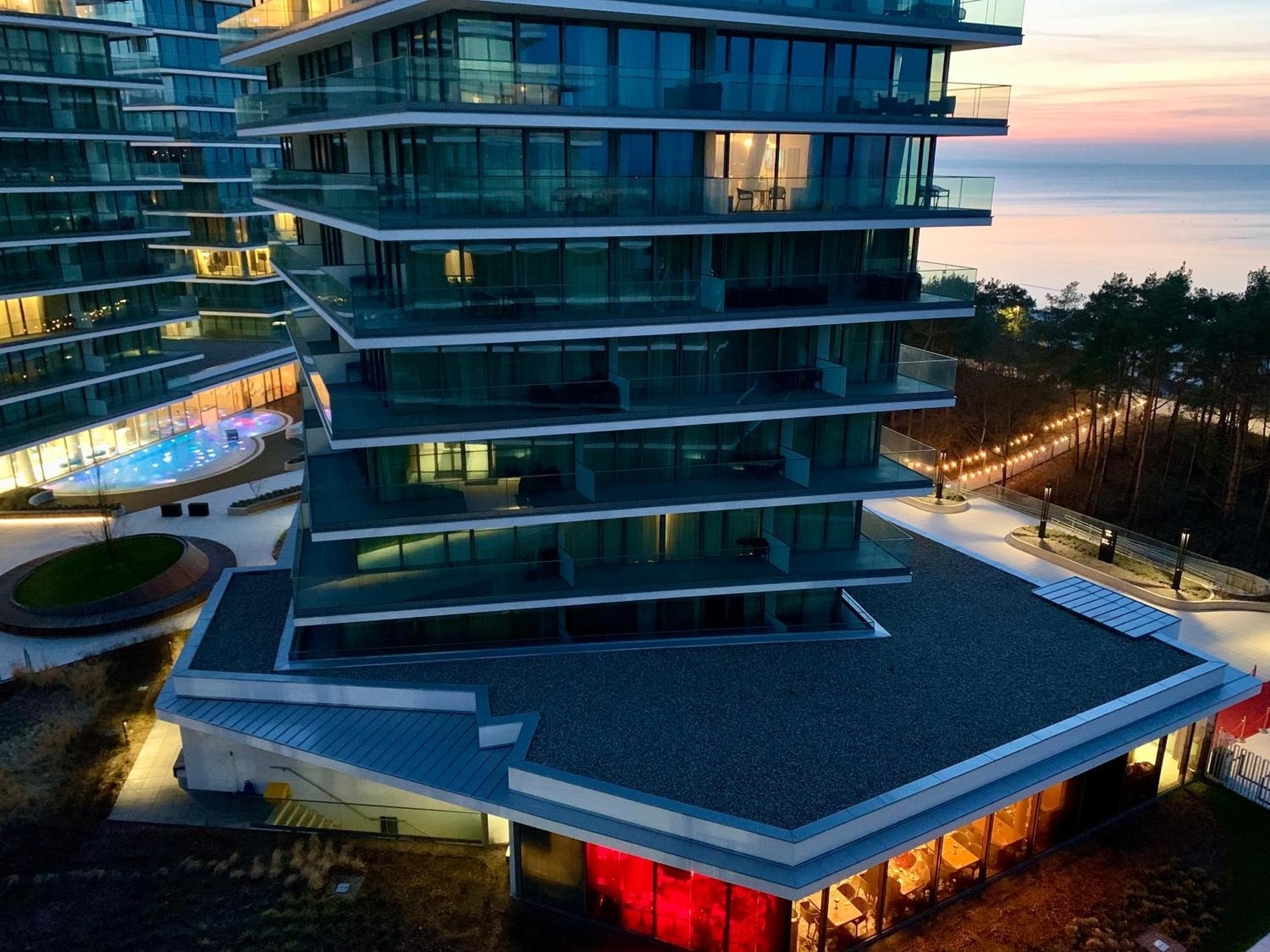 Апартаменти Blue Reef 6Th Floor Sea View Мендзиздроє Екстер'єр фото